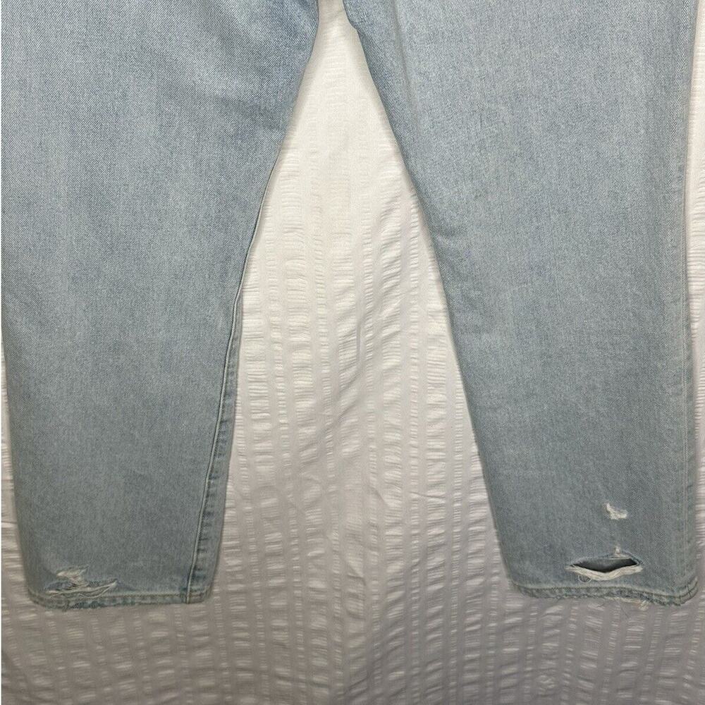 Lovers And Friends Jeans Women 30 Blue Reece High Rise Rigid Slim Straight Denim - Picture 6 of 15